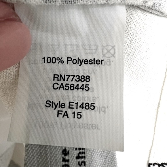 Madewell Tailored Tee Blouse in Estate Paisley Black Ivory Womens Size XS - Picture 8 of 9